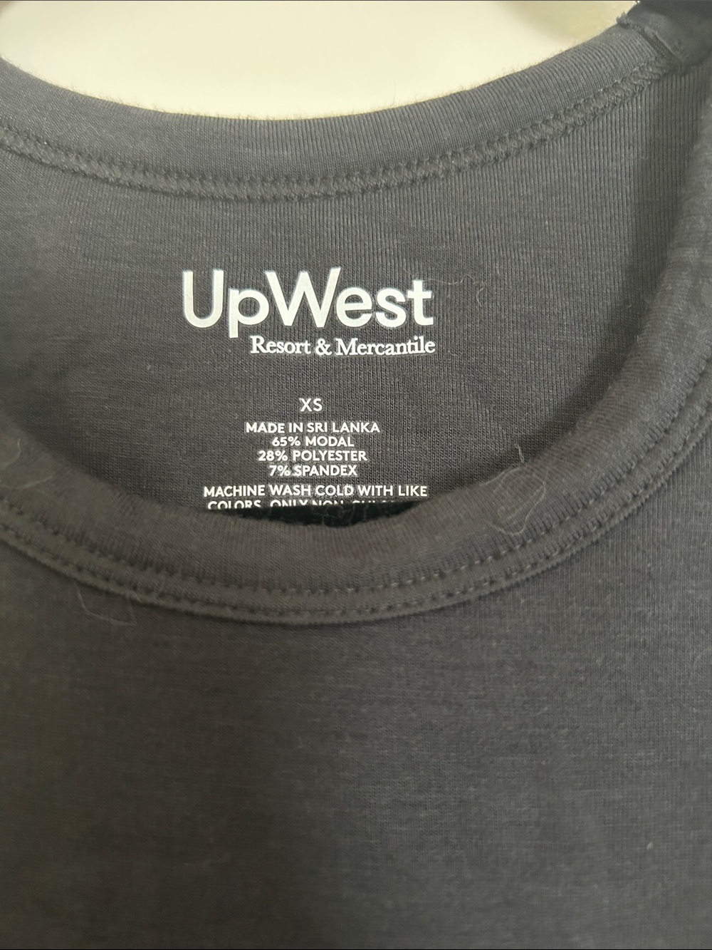 UpWest Charcoal Gray Ribbed High-Neck Bodysuit Size X-Small - Picture 3 of 3